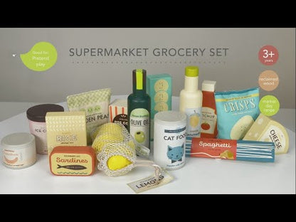 Tender Leaf, Legemad i træ - Købmandsvarer