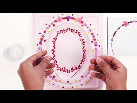 Djeco kreativ æske, smukke hårbøjler