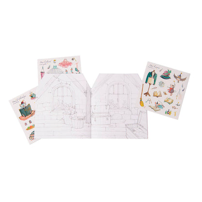 Moulin Roty klistermærkebog, Hus