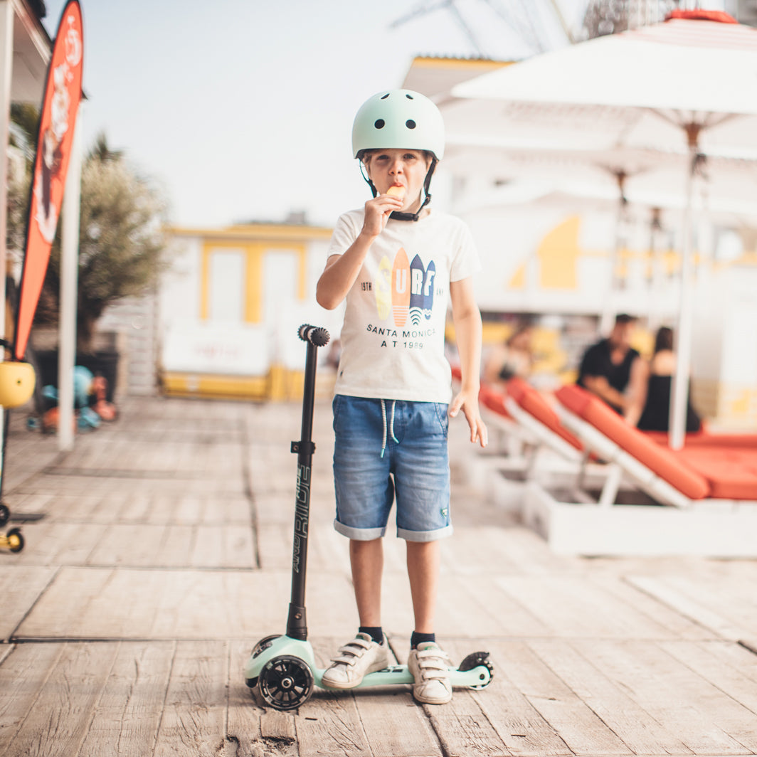 Scoot and Ride Highway Kick 3, løbehjul - LED Kiwi