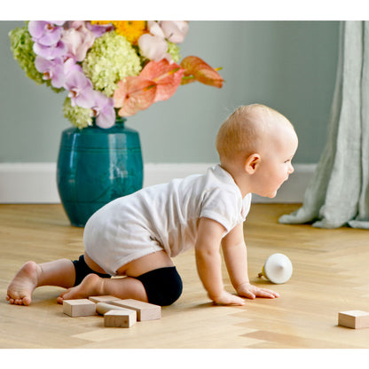 GoBabyGo knæbeskyttere m. gummidutter, black