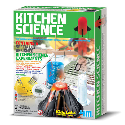 4M KidzLabs, eksperiment sæt - køkken videnskab, køkkeneksperimenter, lav et frugt-ur, forener læring og leg