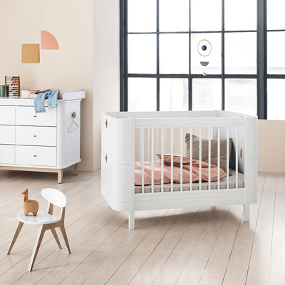 Oliver Furniture, Wood Mini+ tremmeseng - hvid