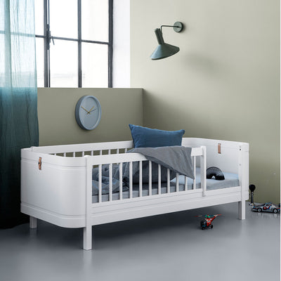 Oliver Furniture, Wood Mini+ tremmeseng inkl. junior kit - hvid
