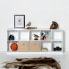 Oliver Furniture Wood reol, 5x2 rum - med eller uden vandret sokkel
