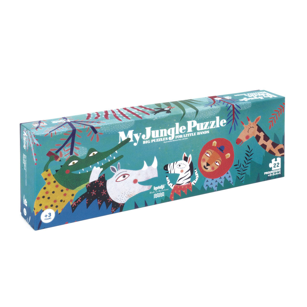 Londji puslespil, My jungle - 22 brikker