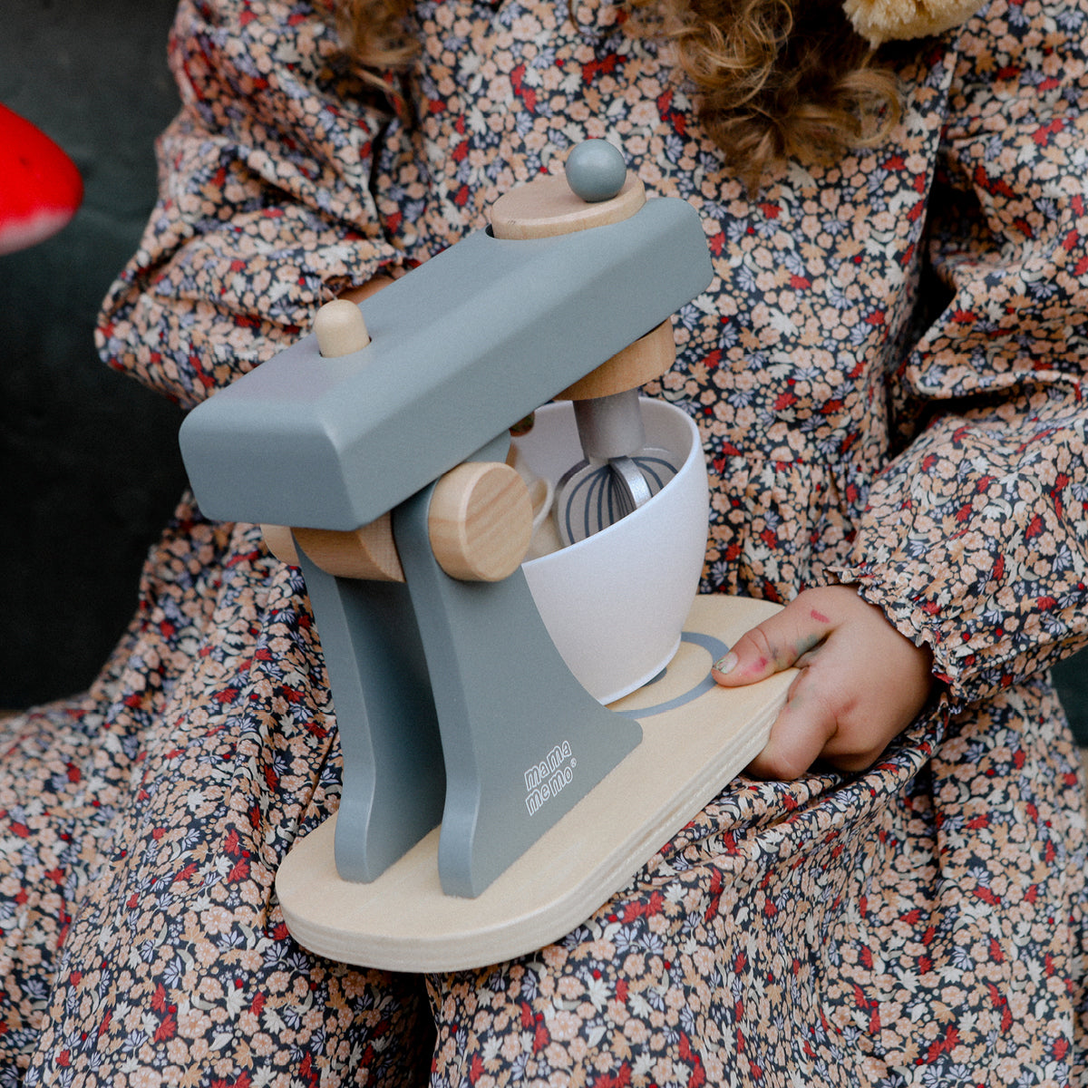 MaMaMeMo røremaskine med redskaber - Emerald green