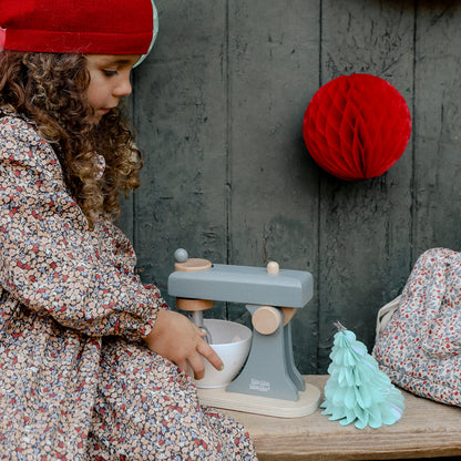 MaMaMeMo røremaskine med redskaber - Emerald green