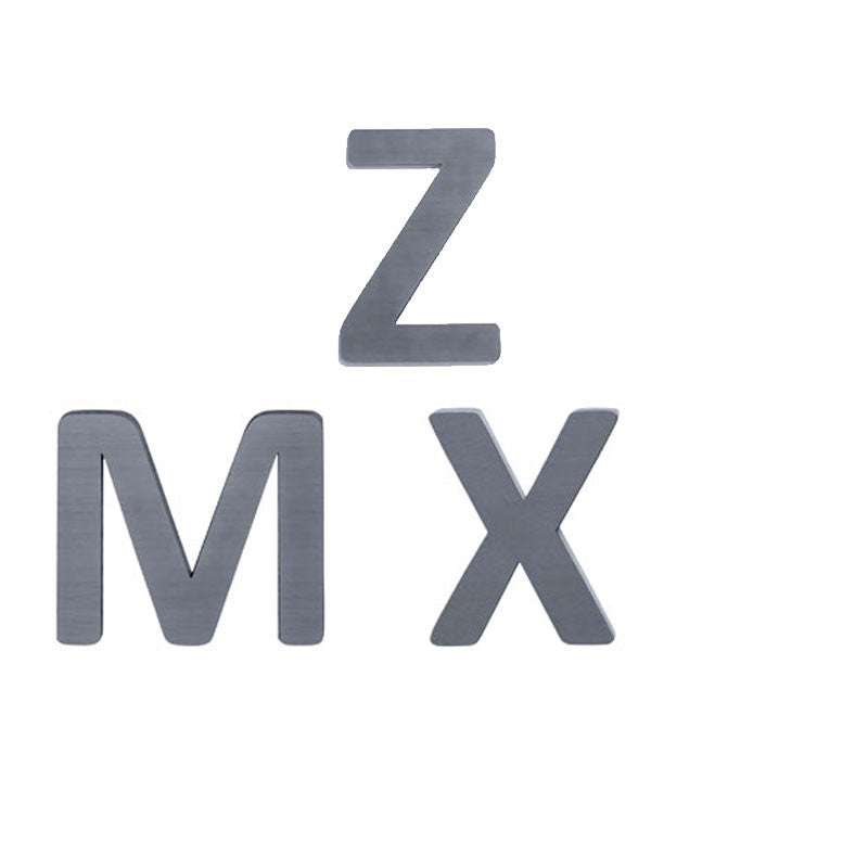 Bogstaver i træ,  A - Å - grå - produktet udgår