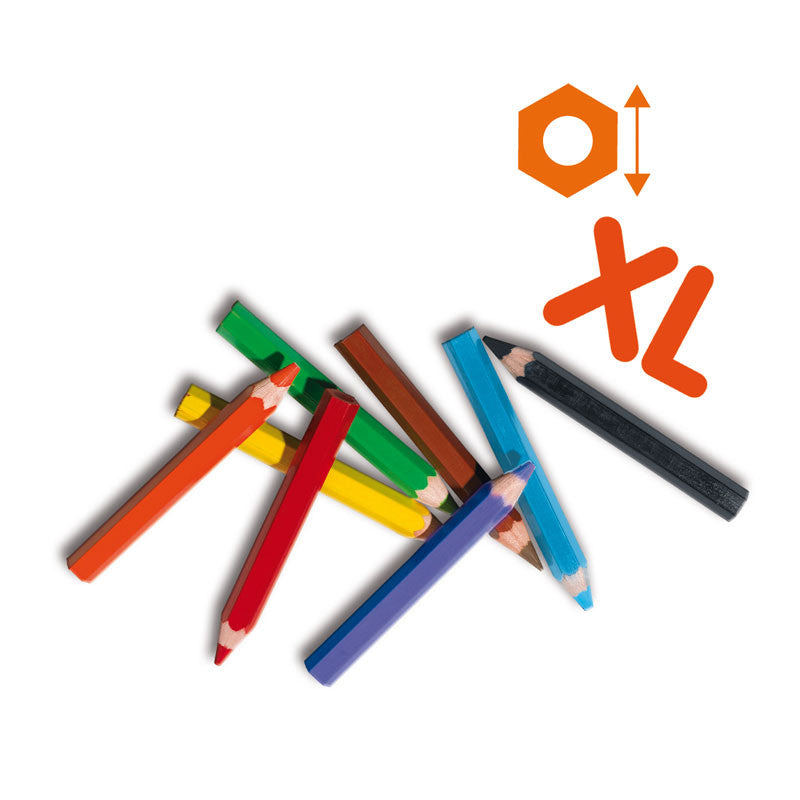 SES Creative Farveblyanter, Mine første farveblyanter - 8 stk.