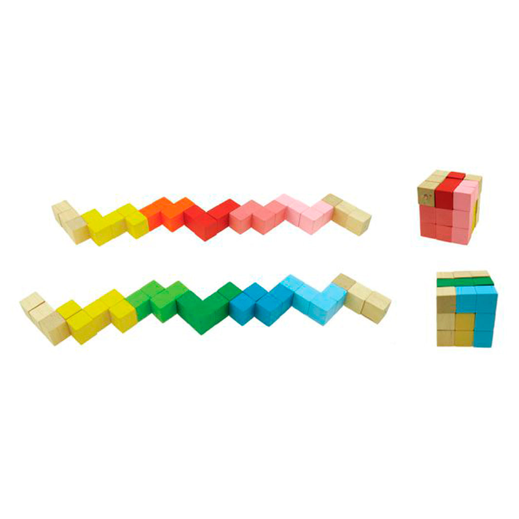 Træklods m. led, slange - Ass. farver