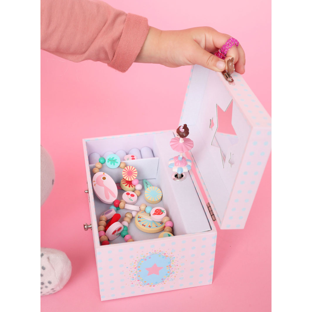 Djeco smykkeskrin m. musik, Ballerina