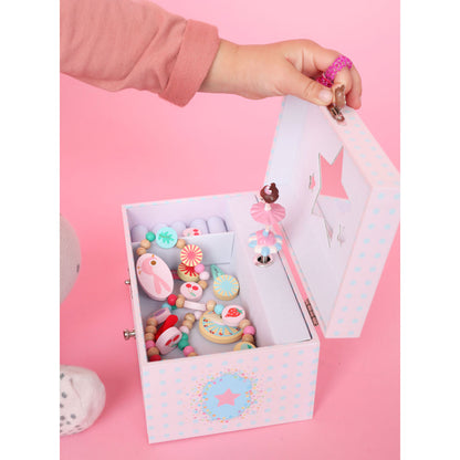 Djeco smykkeskrin m. musik, Ballerina