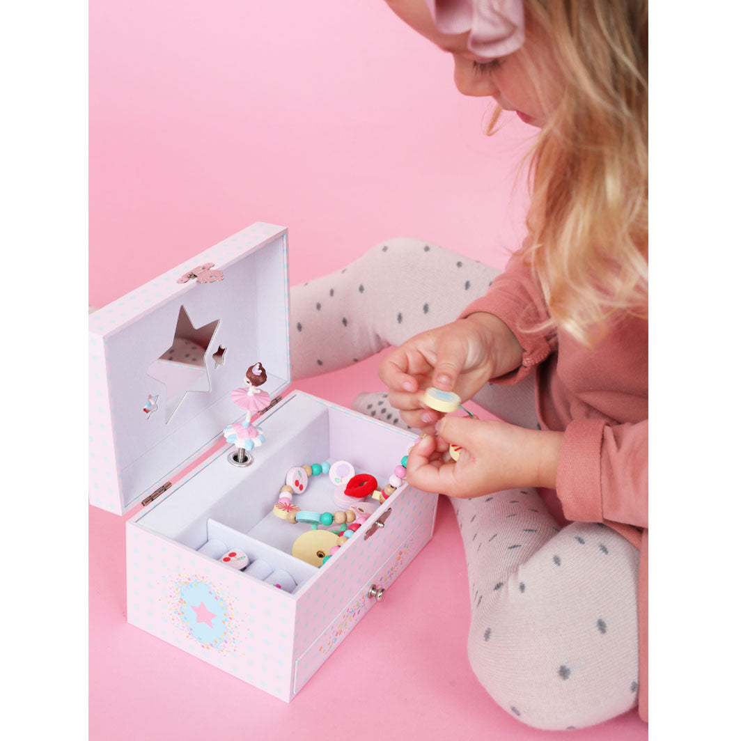 Djeco smykkeskrin m. musik, Ballerina