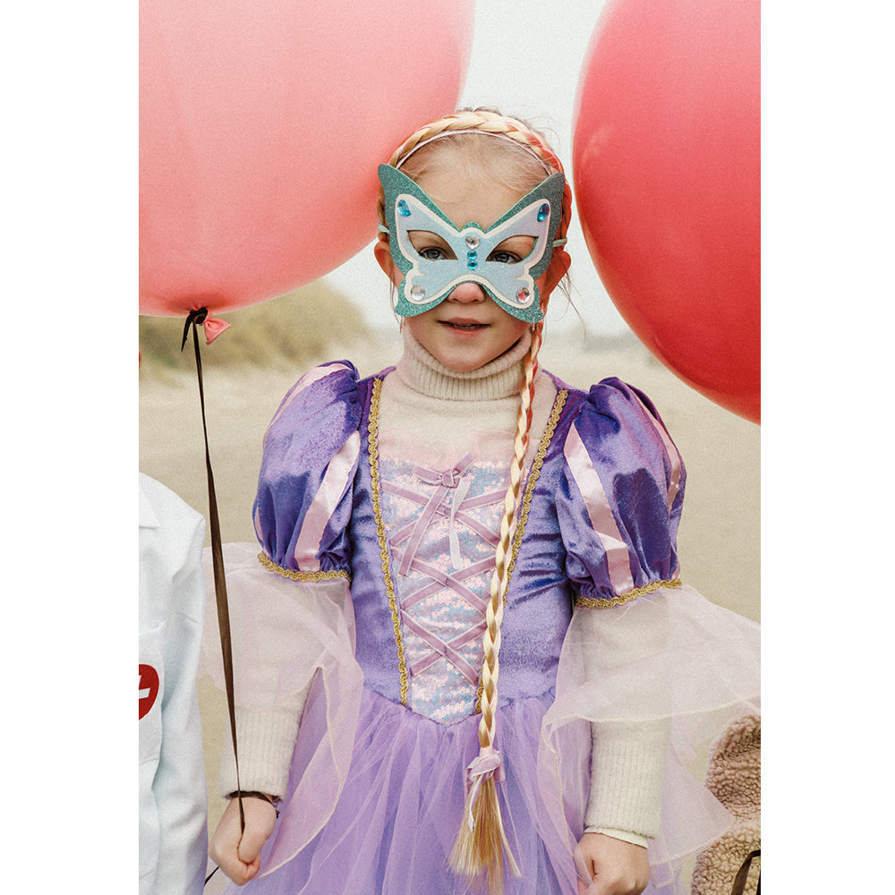 Den goda Fen, Prinsessekjole, Rapunzel - Str. 2-8 år