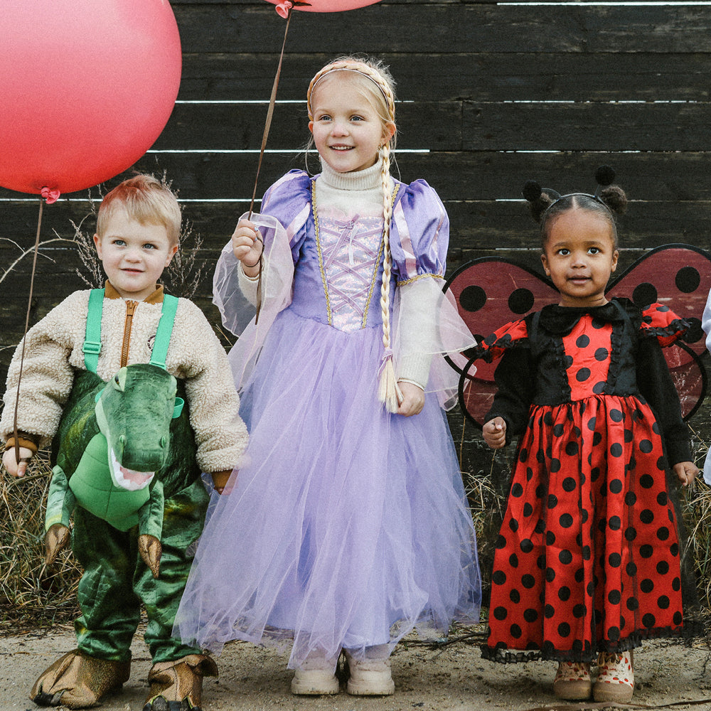 Den goda Fen, Prinsessekjole, Rapunzel - Str. 2-8 år