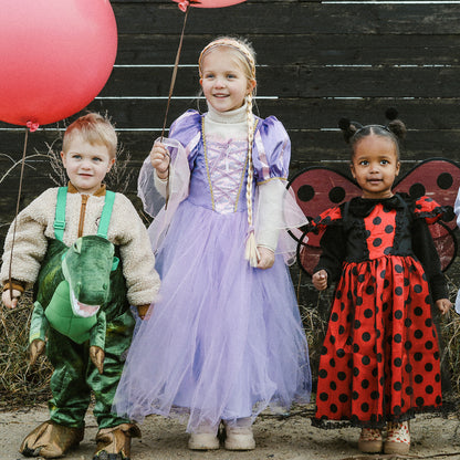 Den goda Fen, Prinsessekjole, Rapunzel - Str. 2-8 år