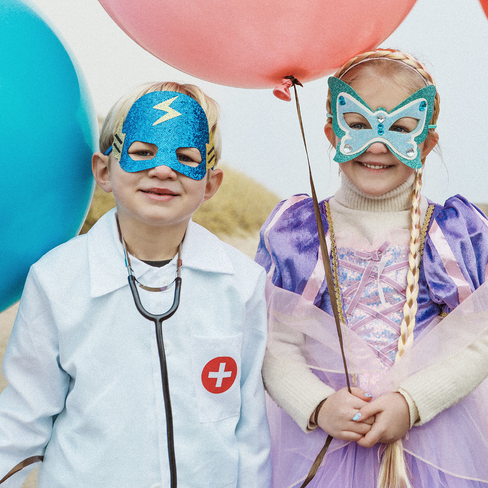Den goda Fen, Prinsessekjole, Rapunzel - Str. 2-8 år