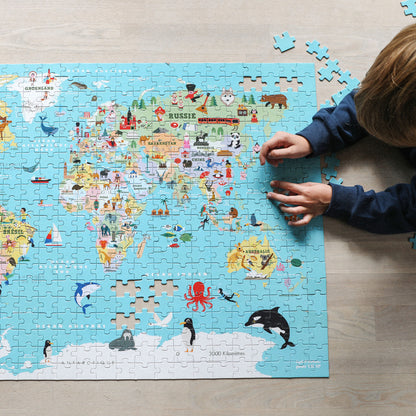 Vilac puslespil, Verden - 500 brikker