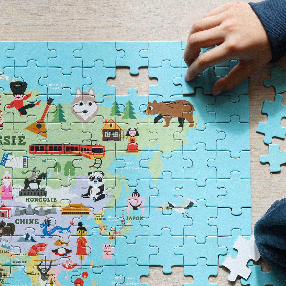 Vilac puslespil, Verden - 500 brikker