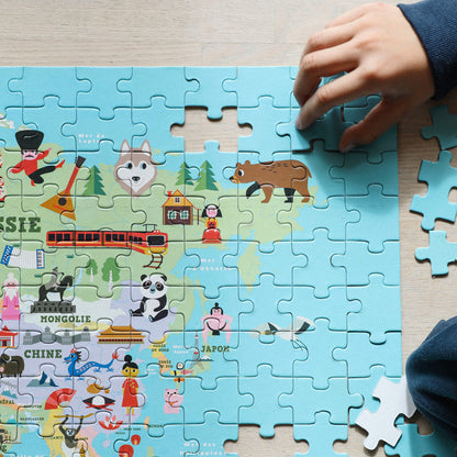 Vilac puslespil, Verden - 500 brikker